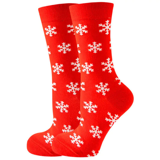 Christmas Santa Claus Women's Elk Socks