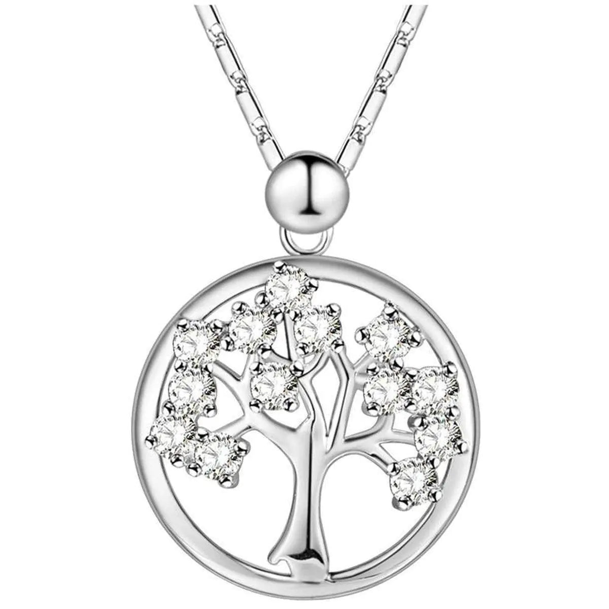 Diamond Life Tree Necklace Tree Pendant Christmas Gift