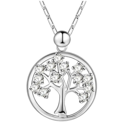Diamond Life Tree Necklace Tree Pendant Christmas Gift