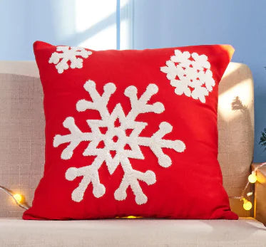 Christmas Embroidery Pillowcase For Home Decor