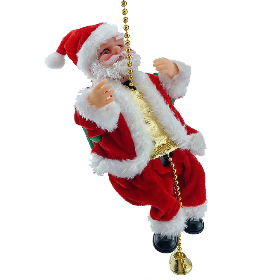 Electric Santa Parachute Toy For Christmas Decoration For Home Decor