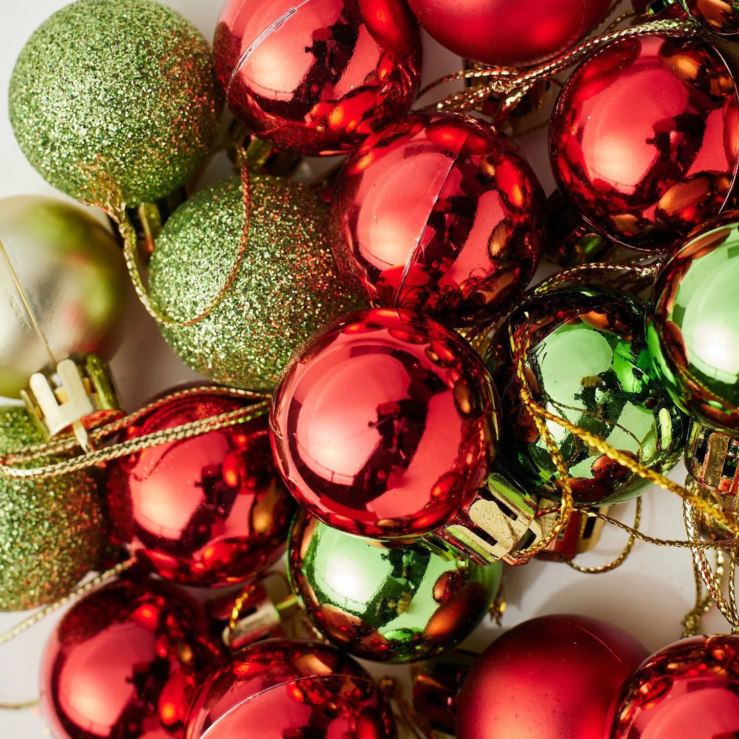 Mini Christmas Ornament Ball Decoration Set For Home Decor