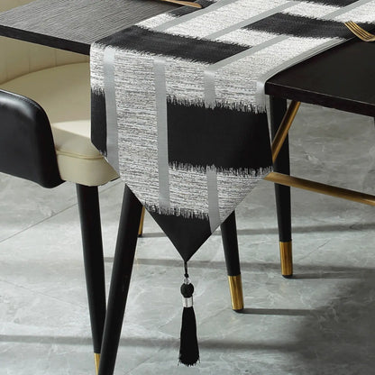 Table Runner With Gold Edging For Christmas, Wedding, & Home Decor