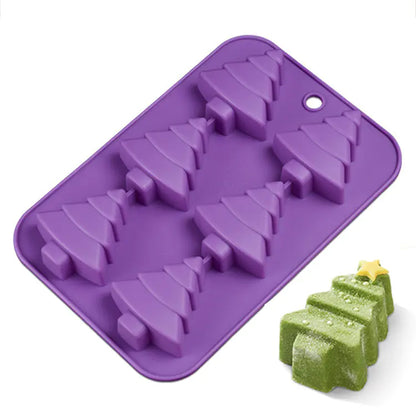 Christmas Tree Silicone Mold For Baking & Crafts