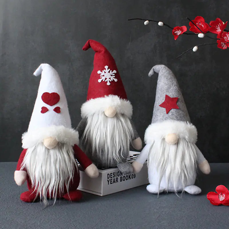 Creative Hooded Faceless Doll Christmas Gnome Plush For Home Decor