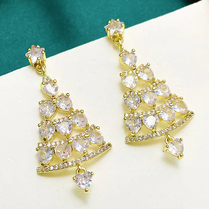 Christmas Tree Earrings For Women - Chic & Versatile