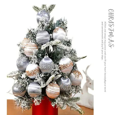 Christmas Tree Ornament Foam Balls (6pcs) For Home Decor