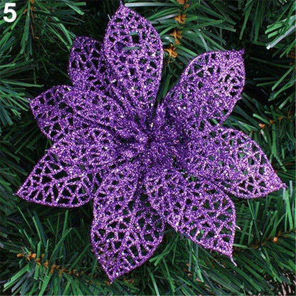 Colorful Sparkling Christmas Tree Flower Holiday Gift For Home Decor