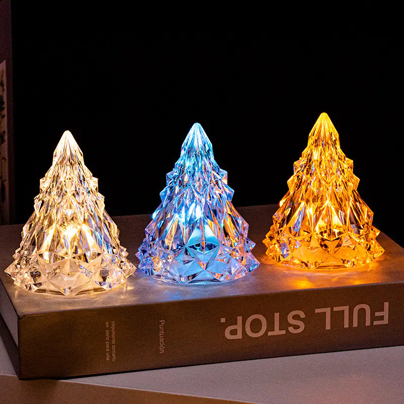 LED Christmas Tree Crystal Candle Light For Home Decor