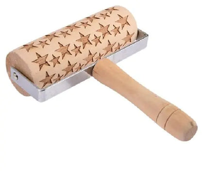 Christmas Print Eco-Friendly Kitchenware Mini Rolling Pin