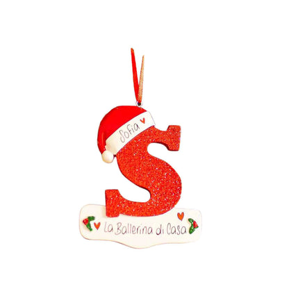 English Alphabet Letter Block Decorative Christmas Ornament For Home Decor