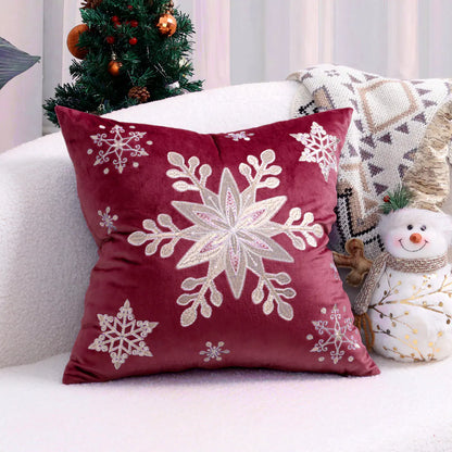 Christmas Tree Gold Foil Deer Cushion Cover For Home Decor