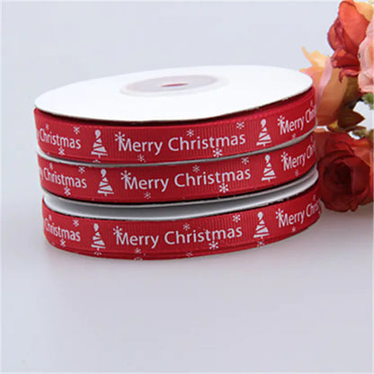 Christmas Ribbon 75ft, Twisted Weave Roll