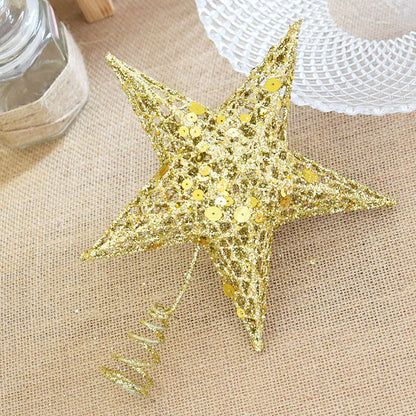 Christmas Tree Top Star Decoration (Five-Pointed Star)