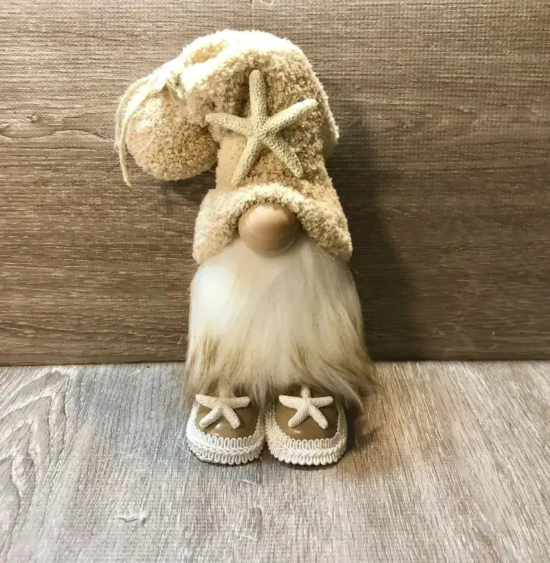 Cute Gnome Head Doll Figurine For Halloween & Christmas