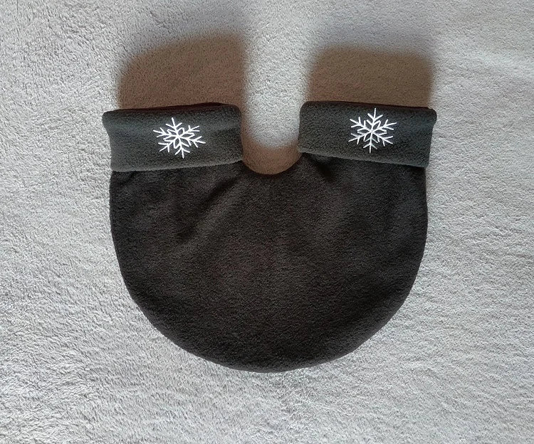 Fleece Couples’ Christmas Mittens, One-Piece Design