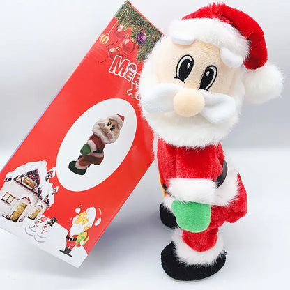 Electric Santa Parachute Toy For Christmas Decoration For Home Decor