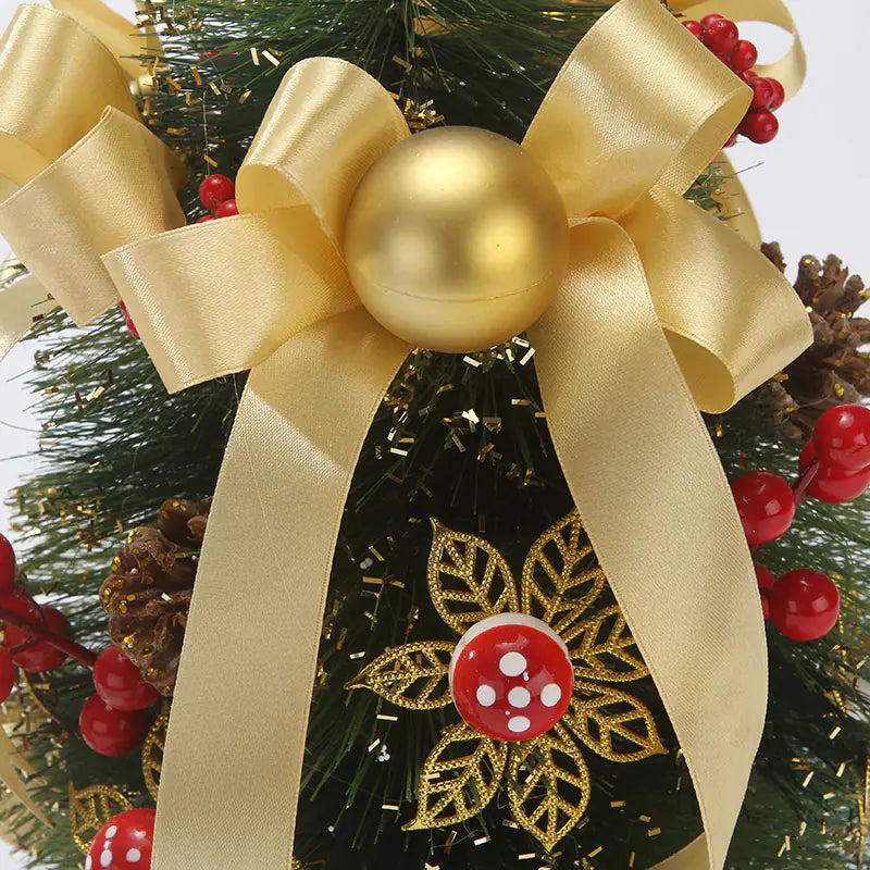 Mini Christmas Tree With Pine Needles For Home Decor