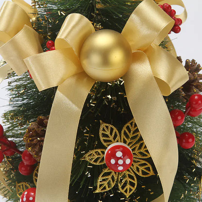 Mini Christmas Tree With Pine Needles For Home Decor