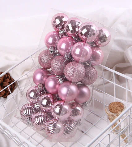 Shatterproof Christmas Tree Ornament Balls 36-Pack For Home Decor