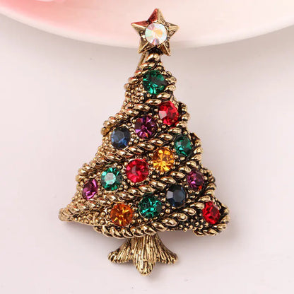 Christmas Tree Brooch - Vintage Style Jewelry Accessory