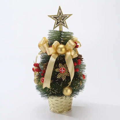 Mini Christmas Tree With Pine Needles For Home Decor