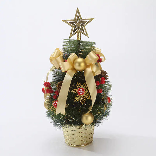 Mini Christmas Tree With Pine Needles For Home Decor