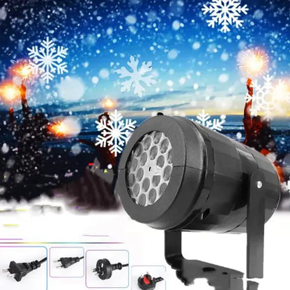 Christmas USB Projector Snowflake Lights For Home Decor