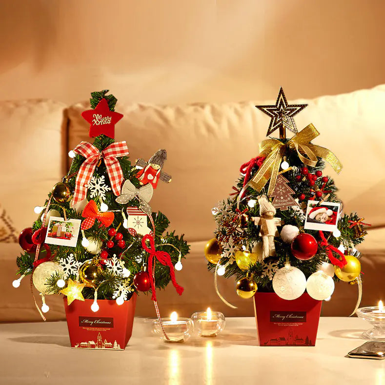 Mini Christmas Tree With Lights For Home Decor