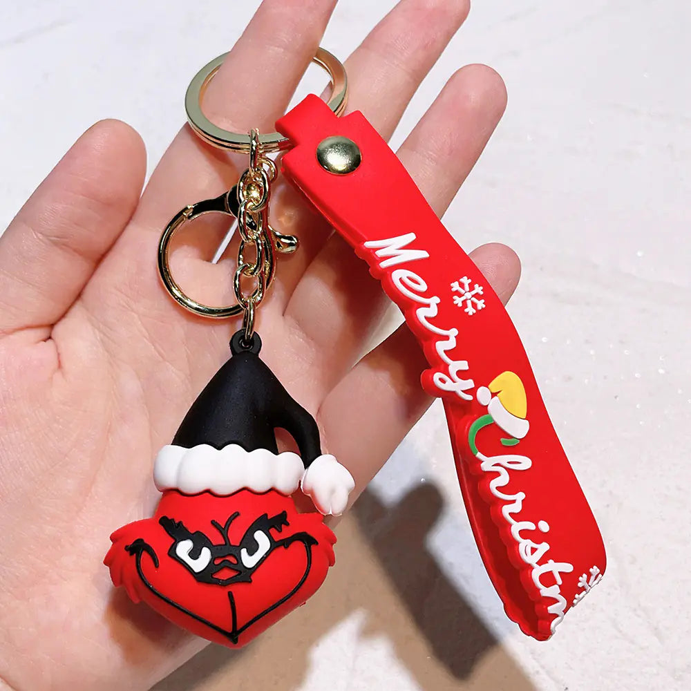 Grinch Keychain Christmas Tree Decoration