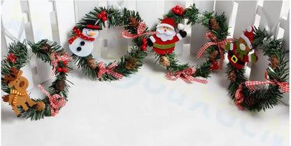 PVC Christmas Tree Wreath For Home Decor