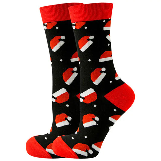 Christmas Santa Claus Women's Elk Socks