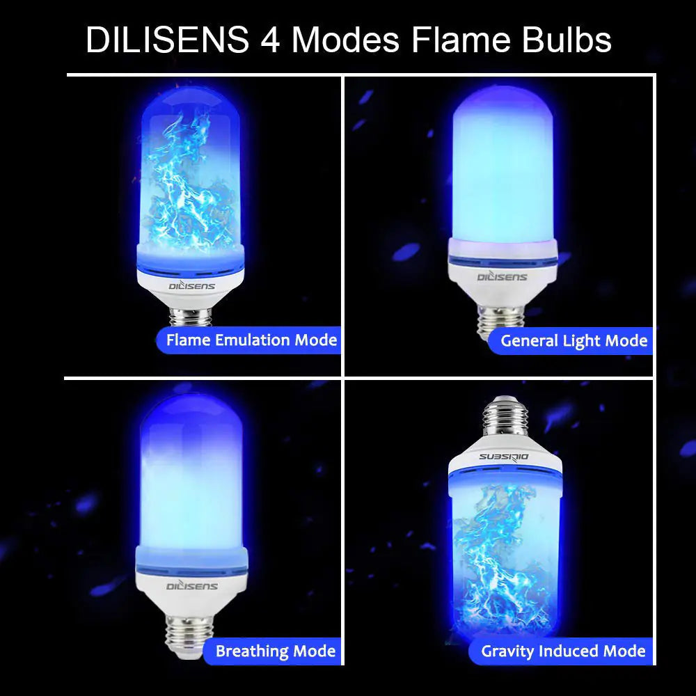 LED Flame Light Bulbs For Home Decor Christmas & Holiday Atmosphere