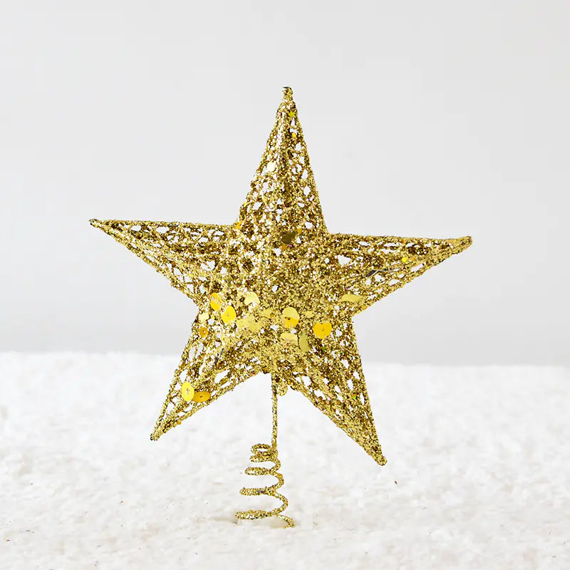 Christmas Tree Top Star Decoration (Five-Pointed Star)