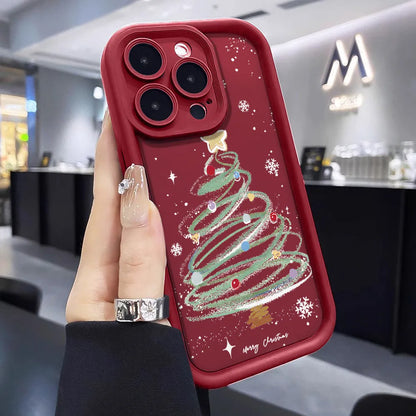 Christmas Tree iPhone Case Silicone Soft Case