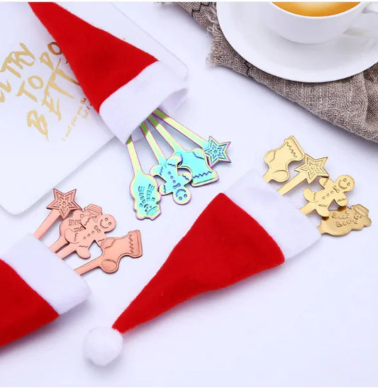 Christmas-Themed Knife & Fork Storage Bag For Home Decor