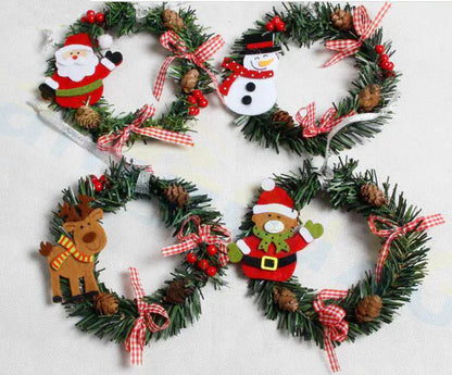 PVC Christmas Tree Wreath For Home Decor