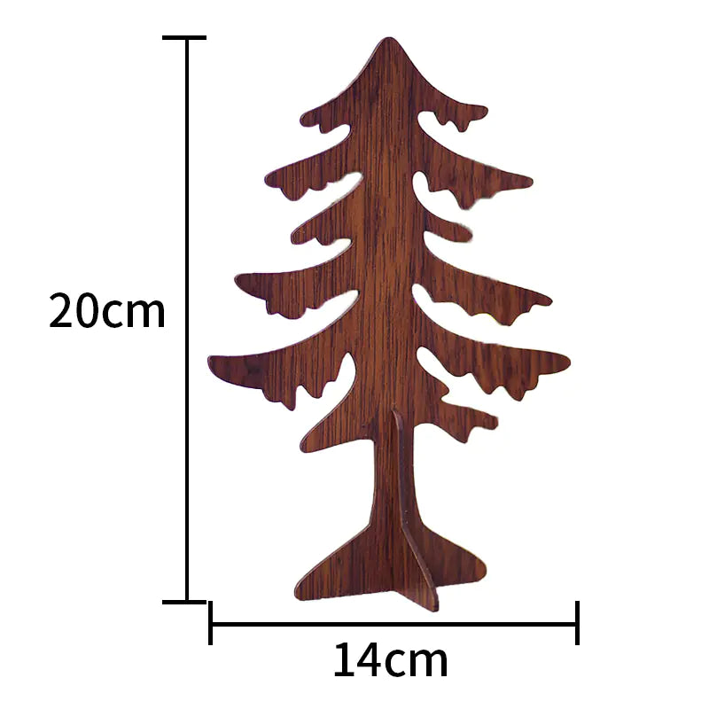 Wooden Christmas Reindeer Decor & Tree Ornament