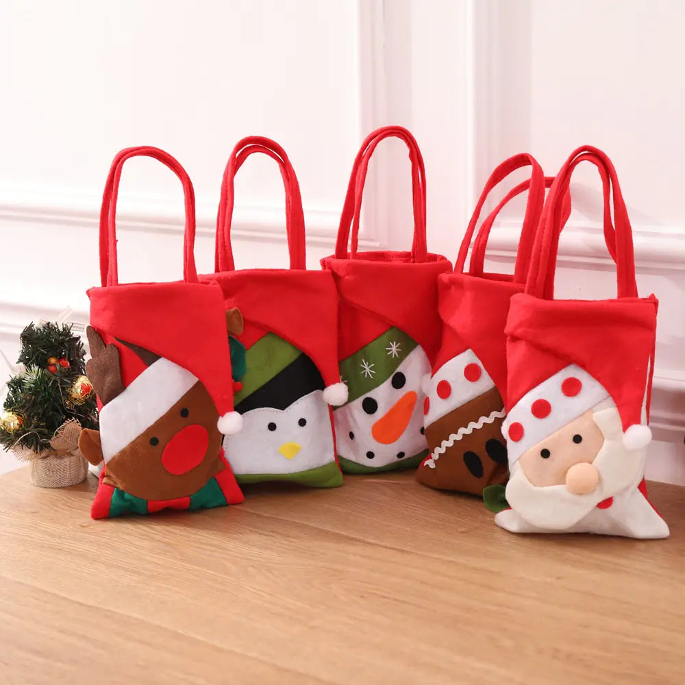 Christmas Tote Bag for Gifts & Decorations